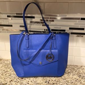 Michael Kors tote .. electric blue..